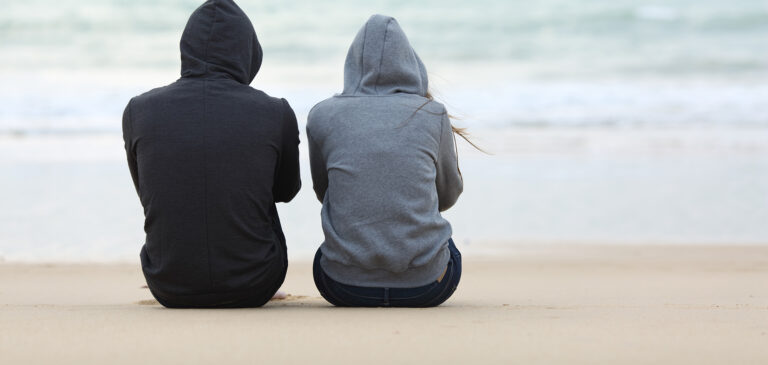 couple on a beach